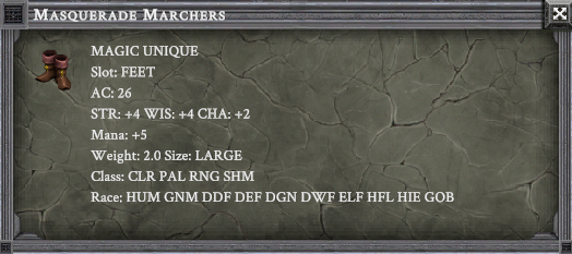 MASQUERADE MARCHERS item card